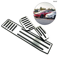 Αντιολισθητικά σπορ πεντάλ για Tesla Model S και X – γκάζι, φρένο και ξεκούραση – PD102